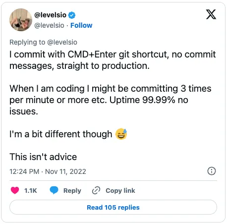 levelsio tweet